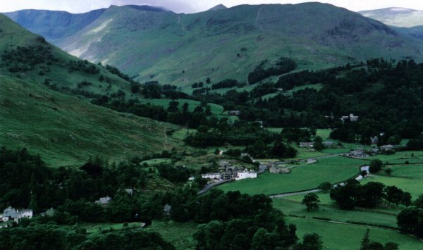 Patterdale from Boredale Hause, looking to Striding Edge